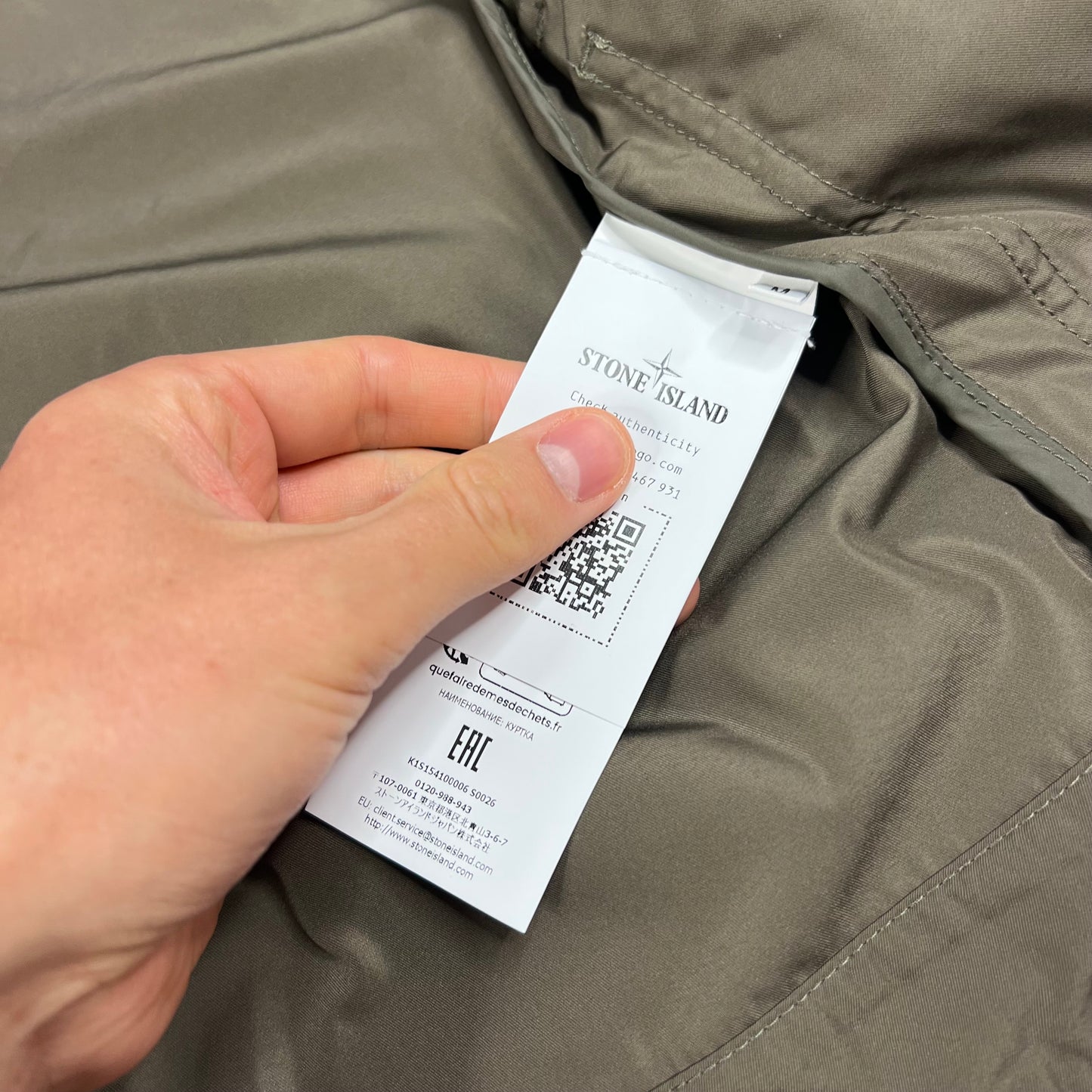Stone Island Hooded Micro Twill Jacket Medium 22” BNWT