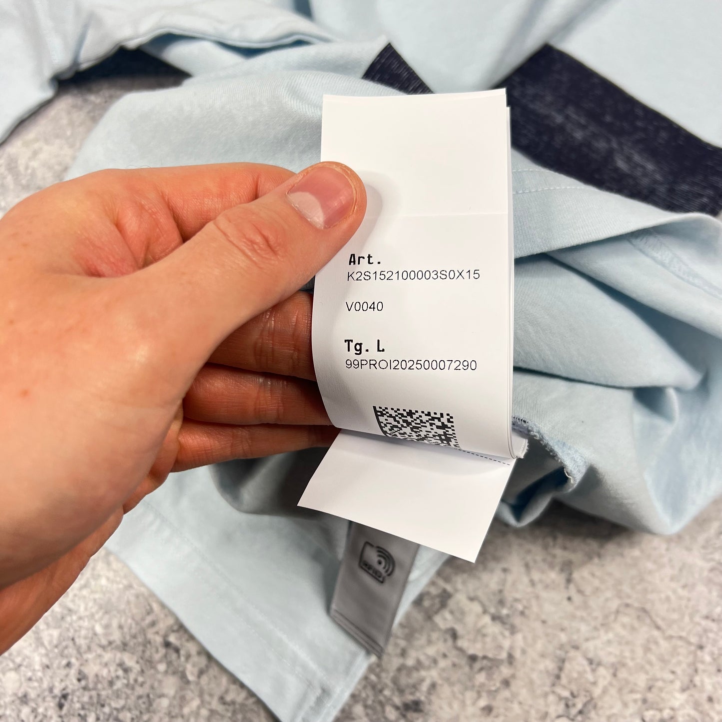 Stone Island Marina Light Blue T-Shirt Large 24.5” BNWT