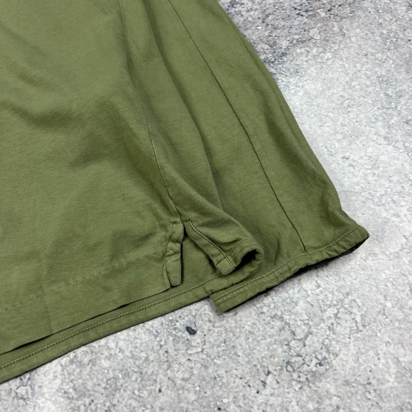 Stone Island Khaki Long Sleeve T-Shirt Large 21.75”