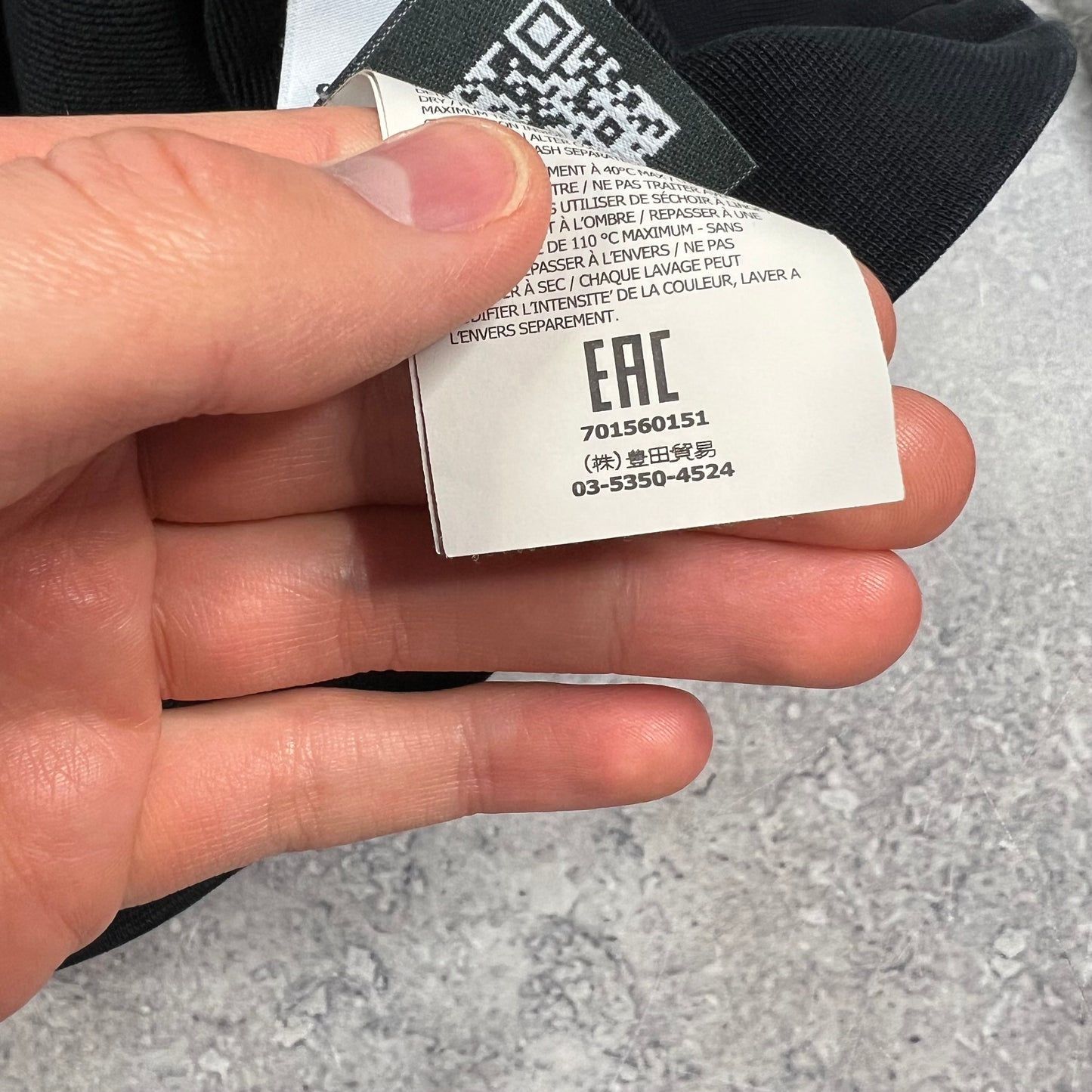 Stone Island Black Reversible Sweatshirt XXL 25.25”