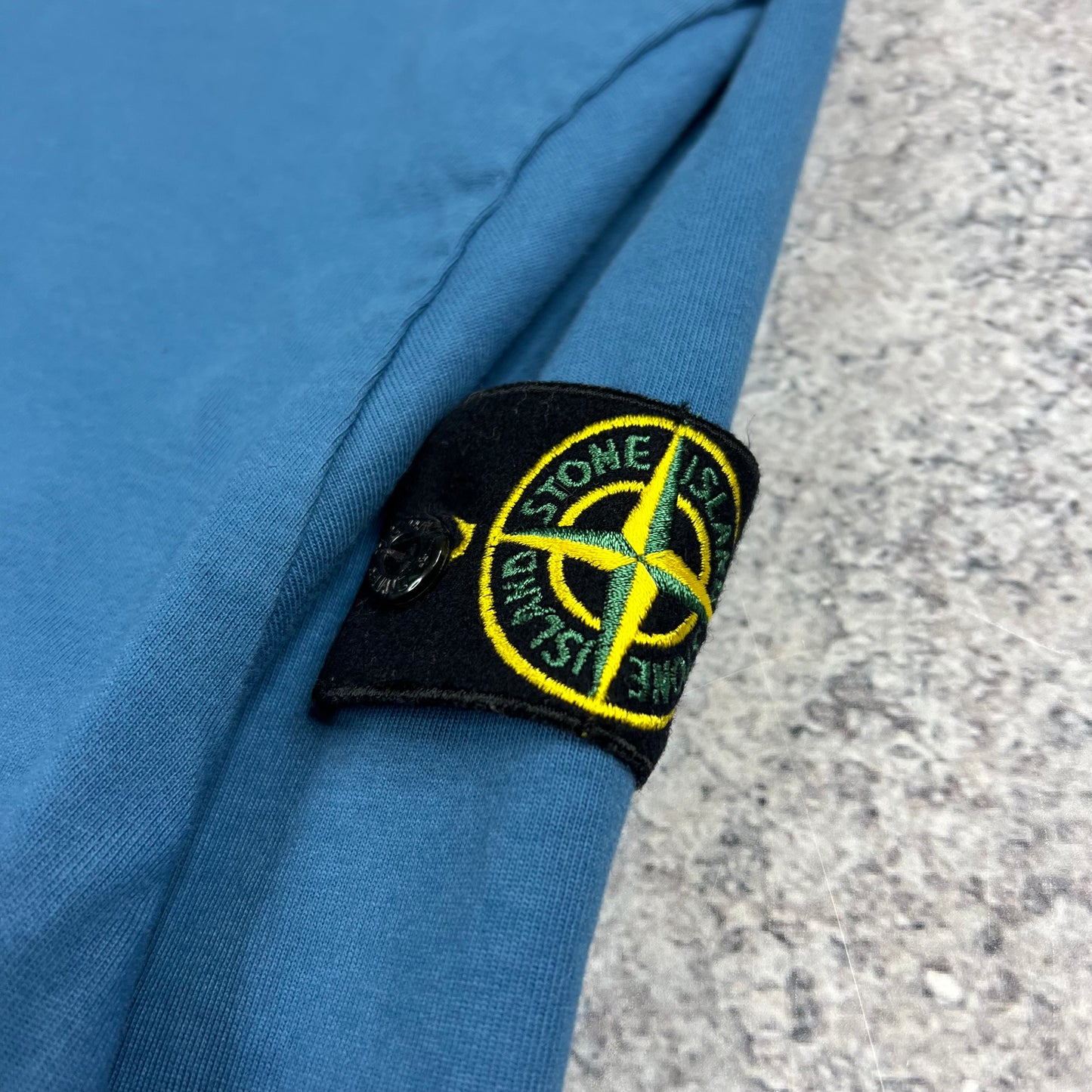 Stone Island Blue Sweatshirt Medium 21.5”