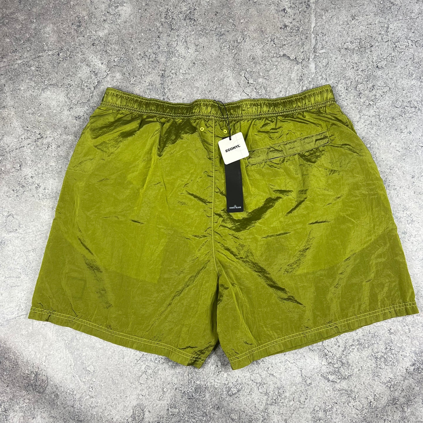 Stone Island Lime Nylon Metal Swimshorts 3XL 36-38” BNWT