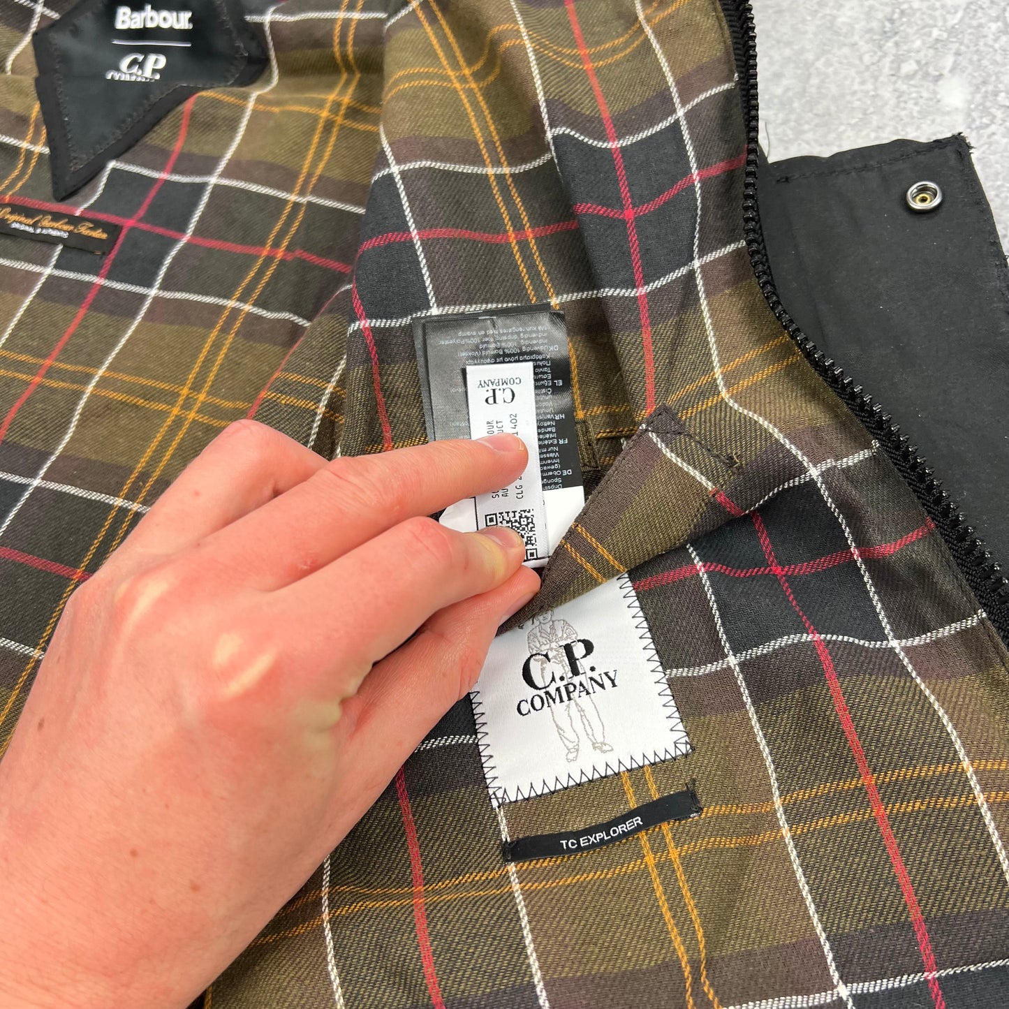 CP Company x Barbour Explorer Goggle Jacket Small 22” BNWT