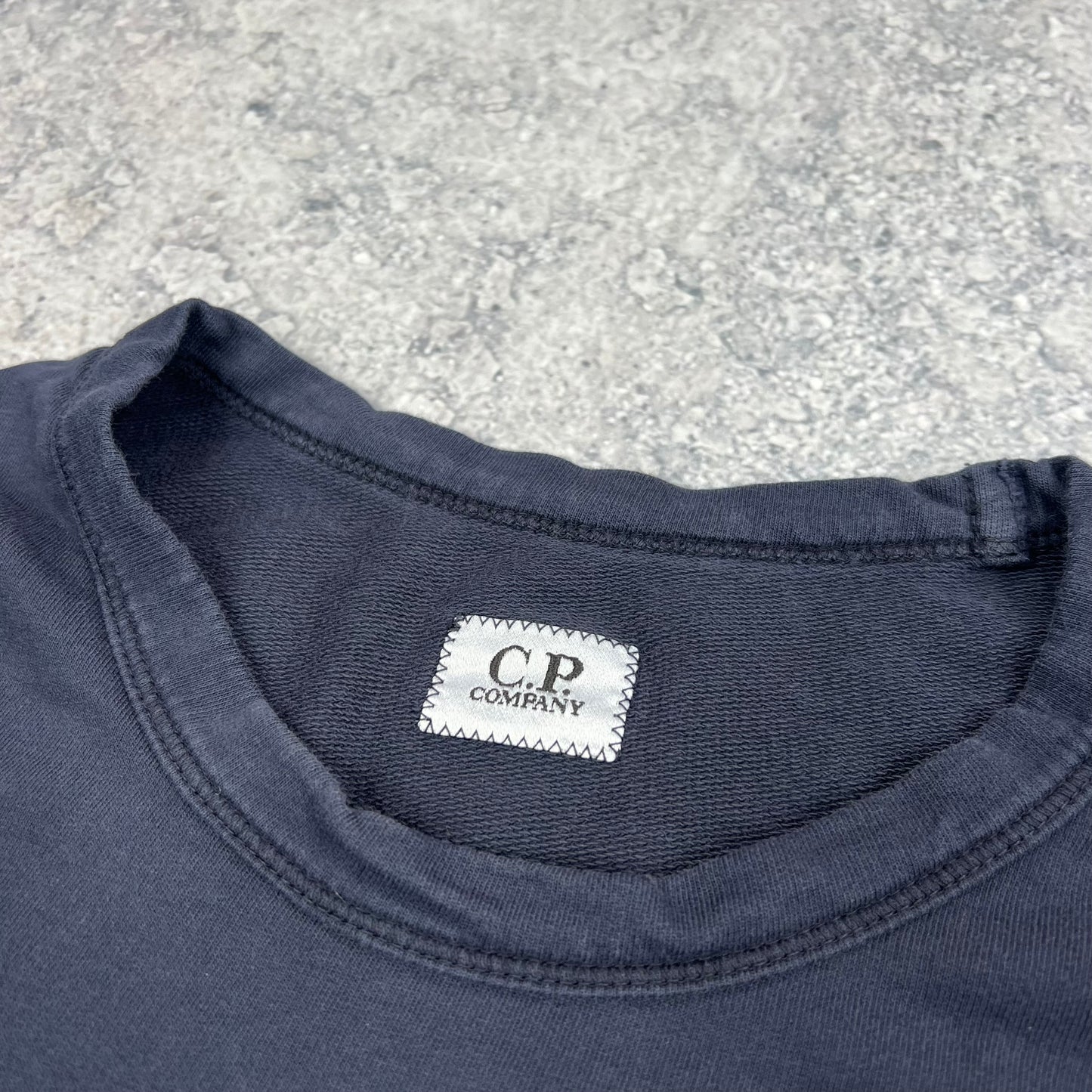 CP Company Navy Lightweight Sweatshirt Medium 20.5”