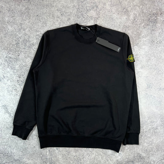 Stone Island Black Sweatshirt XXL 25.5” BNWT
