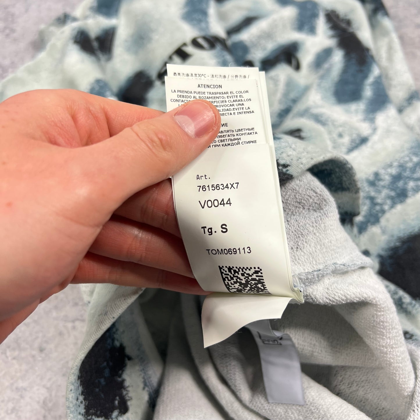 Stone Island Marina Reef Camo Hoodie Small 21.75”