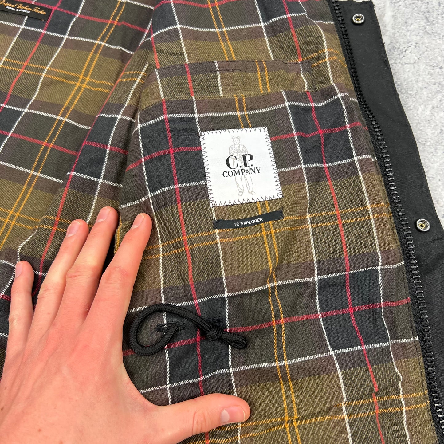 CP Company x Barbour Explorer Goggle Jacket Small 22” BNWT