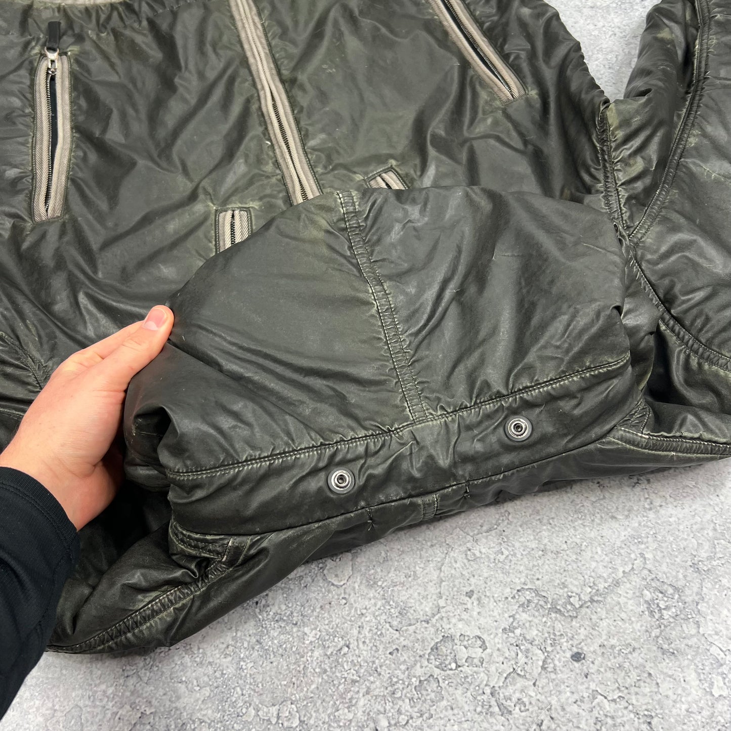 Stone Island Liquid Reflective Jacket Large 22.75”