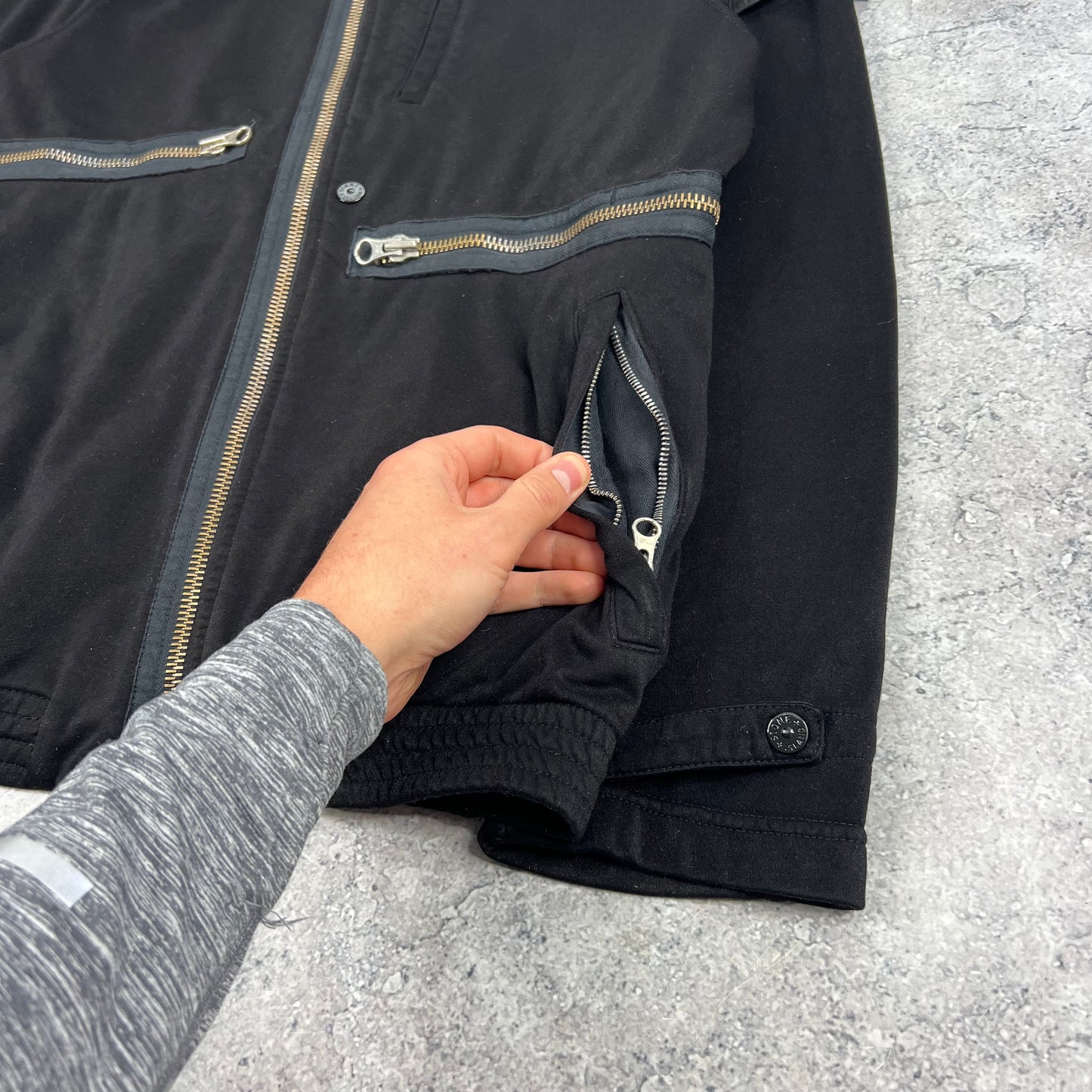 Stone Island Shadow Project Jersey Composite Jacket Medium 21”