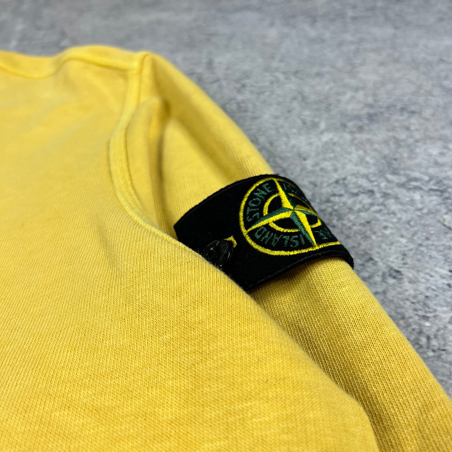 Stone Island Yellow Sweatshirt XL 23.5”