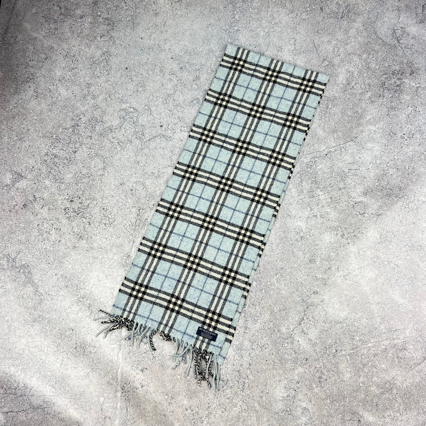 Burberry Vintage Light Blue Scarf
