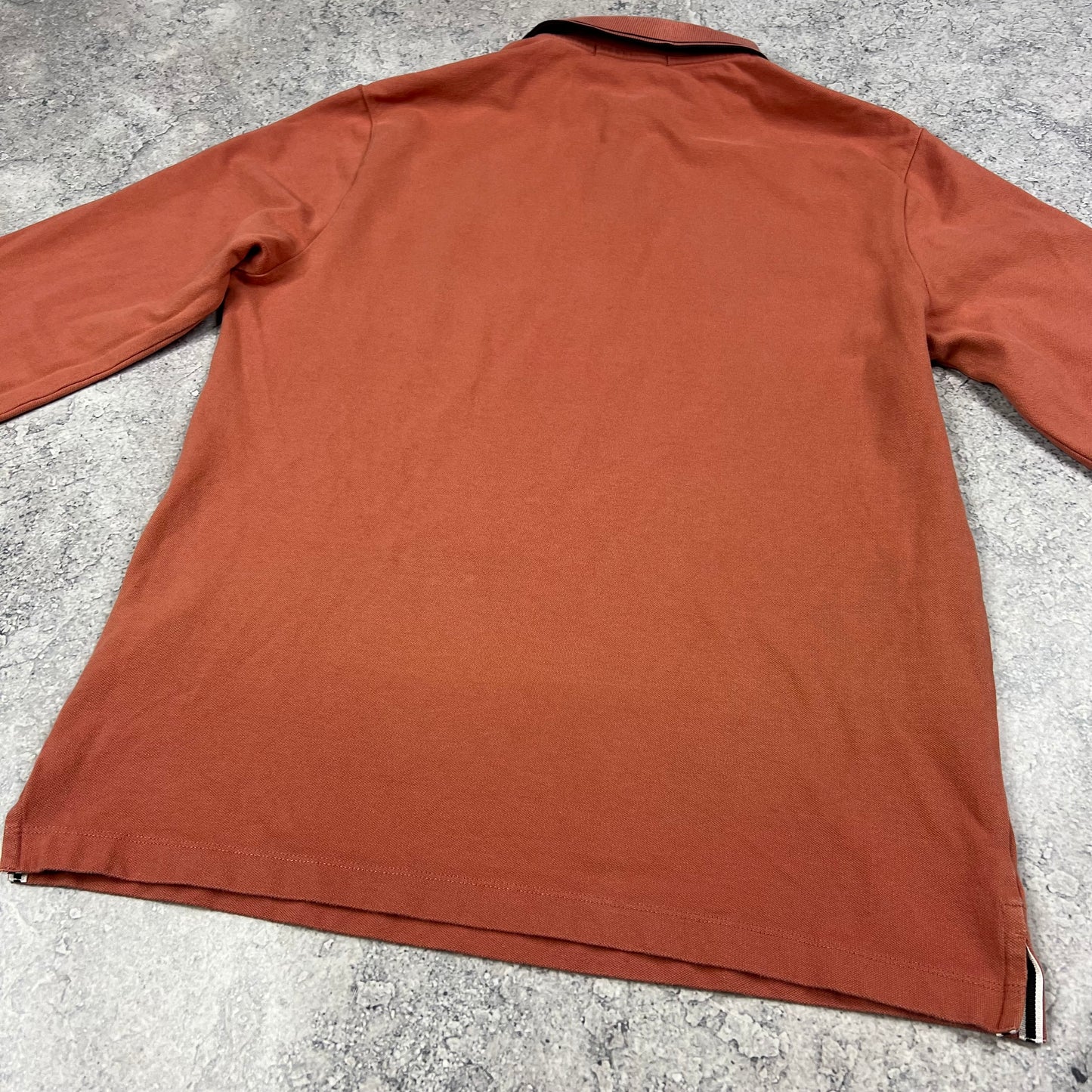 Stone Island Long Sleeve Polo Shirt Large Slim Fit 20.5”