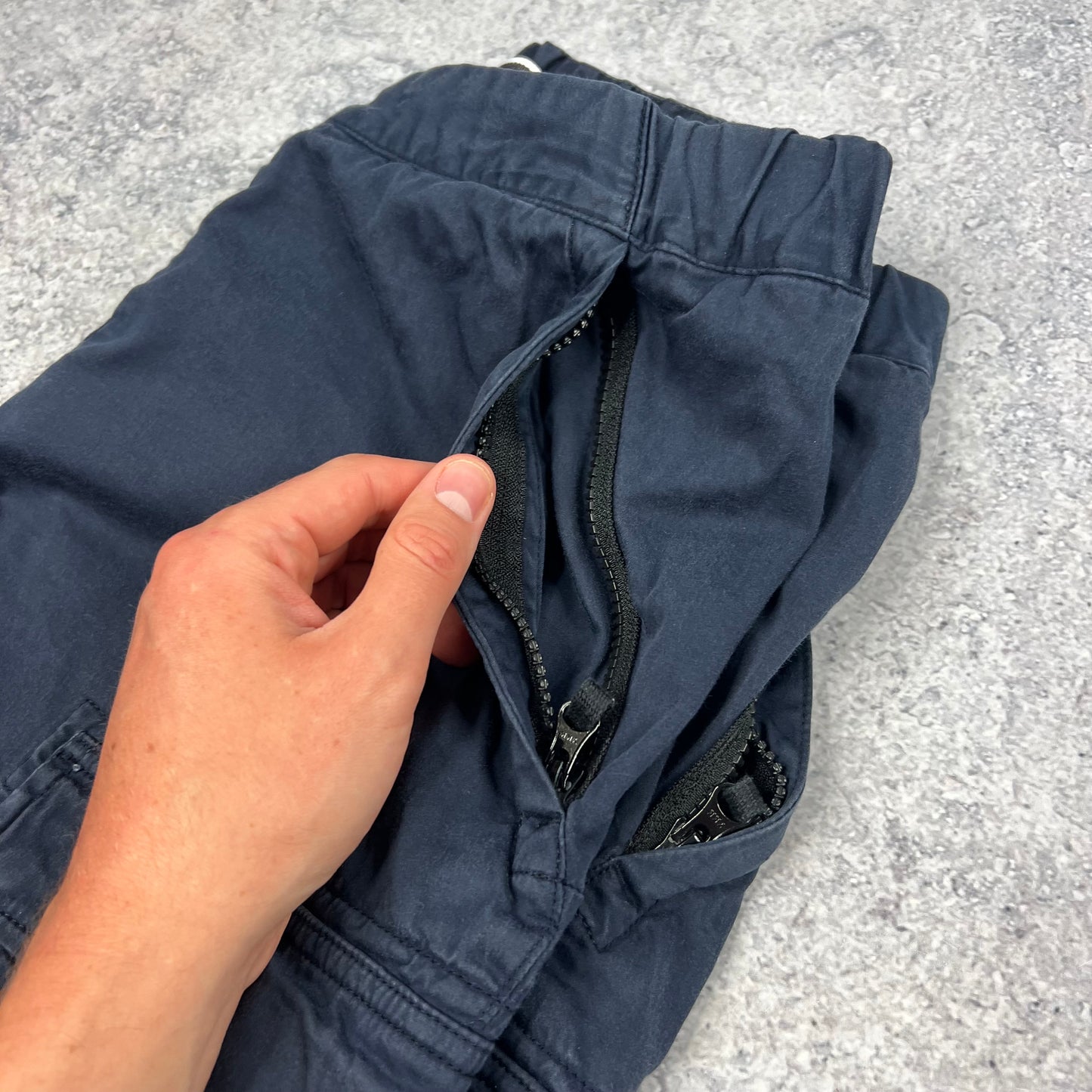 Stone Island Navy Cargo Trousers W30”