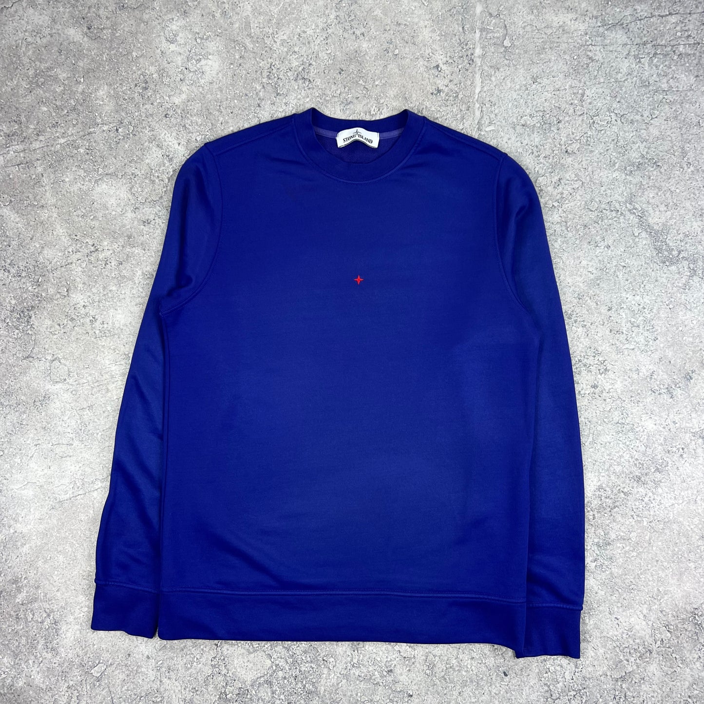 Stone Island Marina Blue Sweatshirt Medium 21.25”
