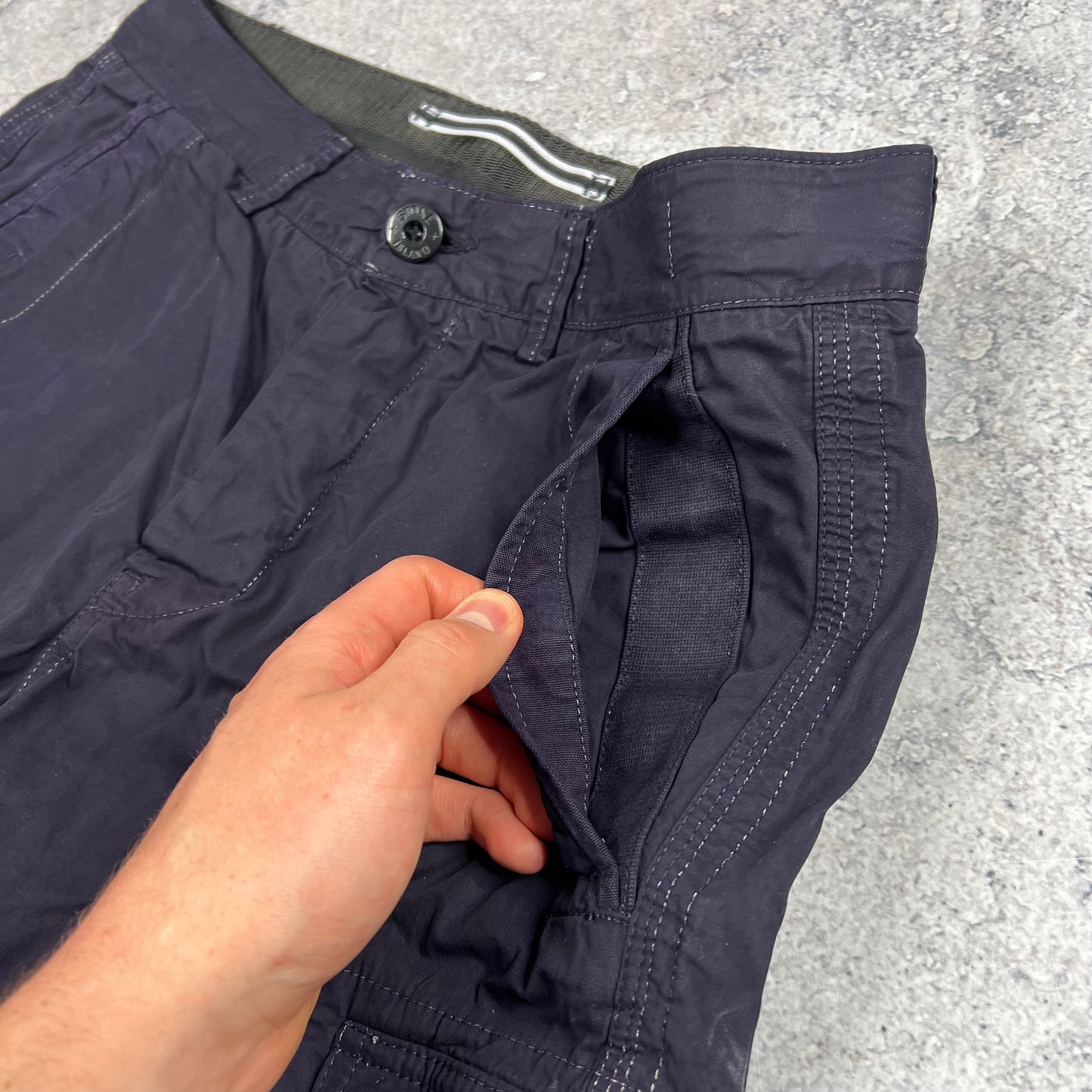 Stone Island Garment Dyed Cargo Shorts W30”