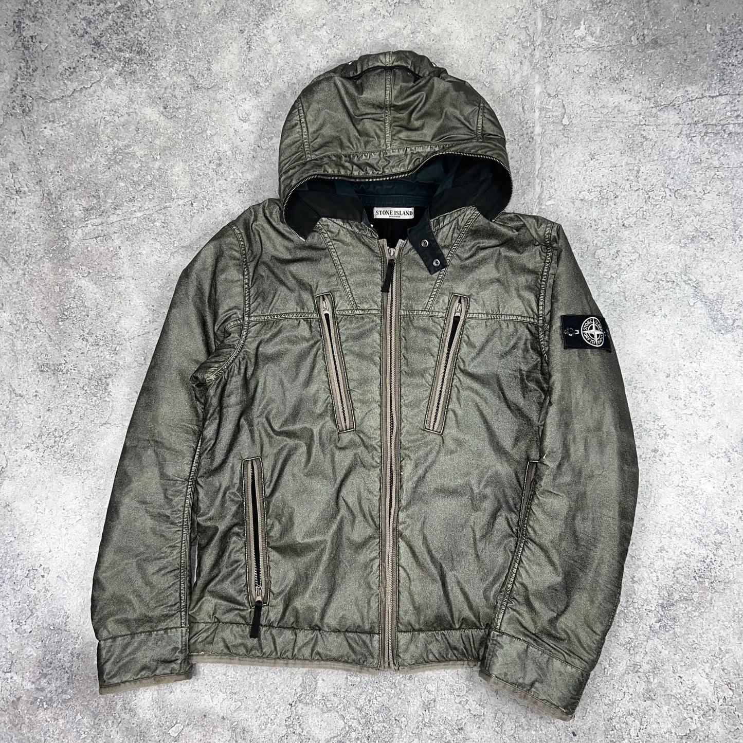Stone Island Liquid Reflective Jacket Large 22.75”