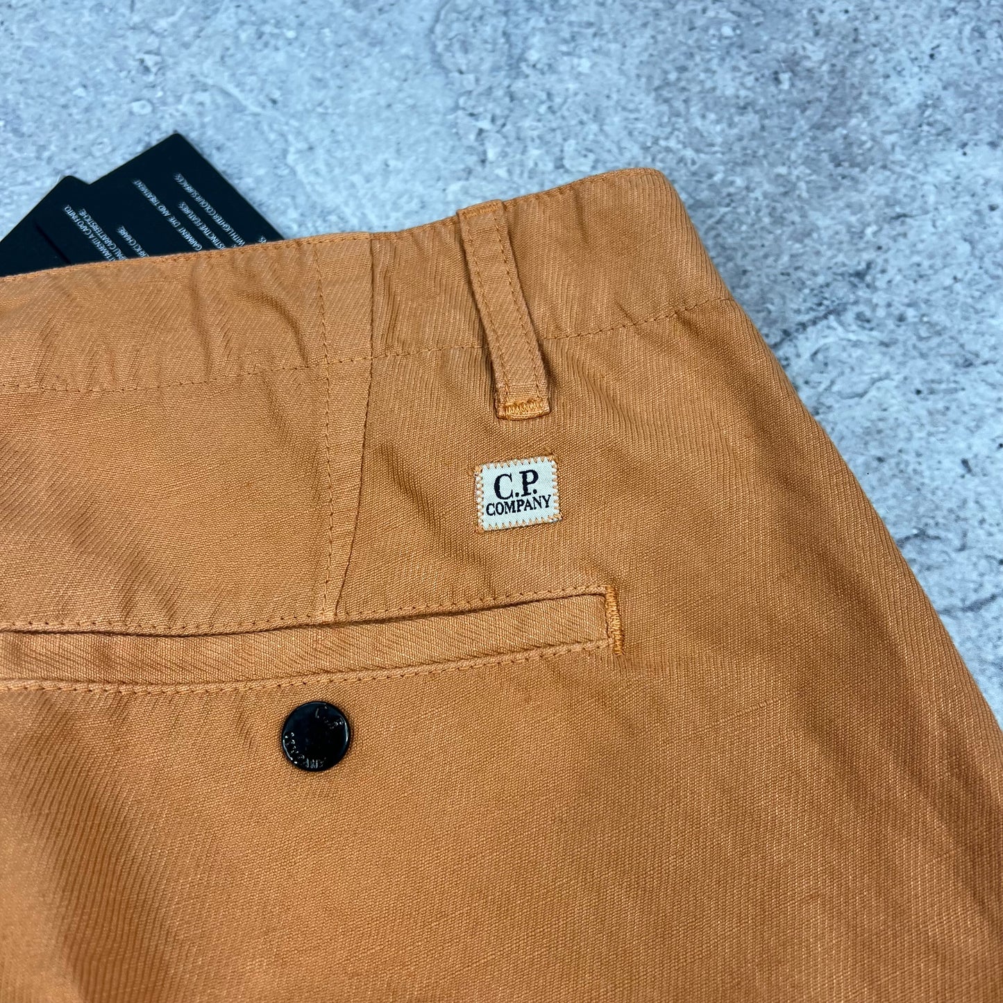 CP Company Orange Cargo Shorts 32” BNWT