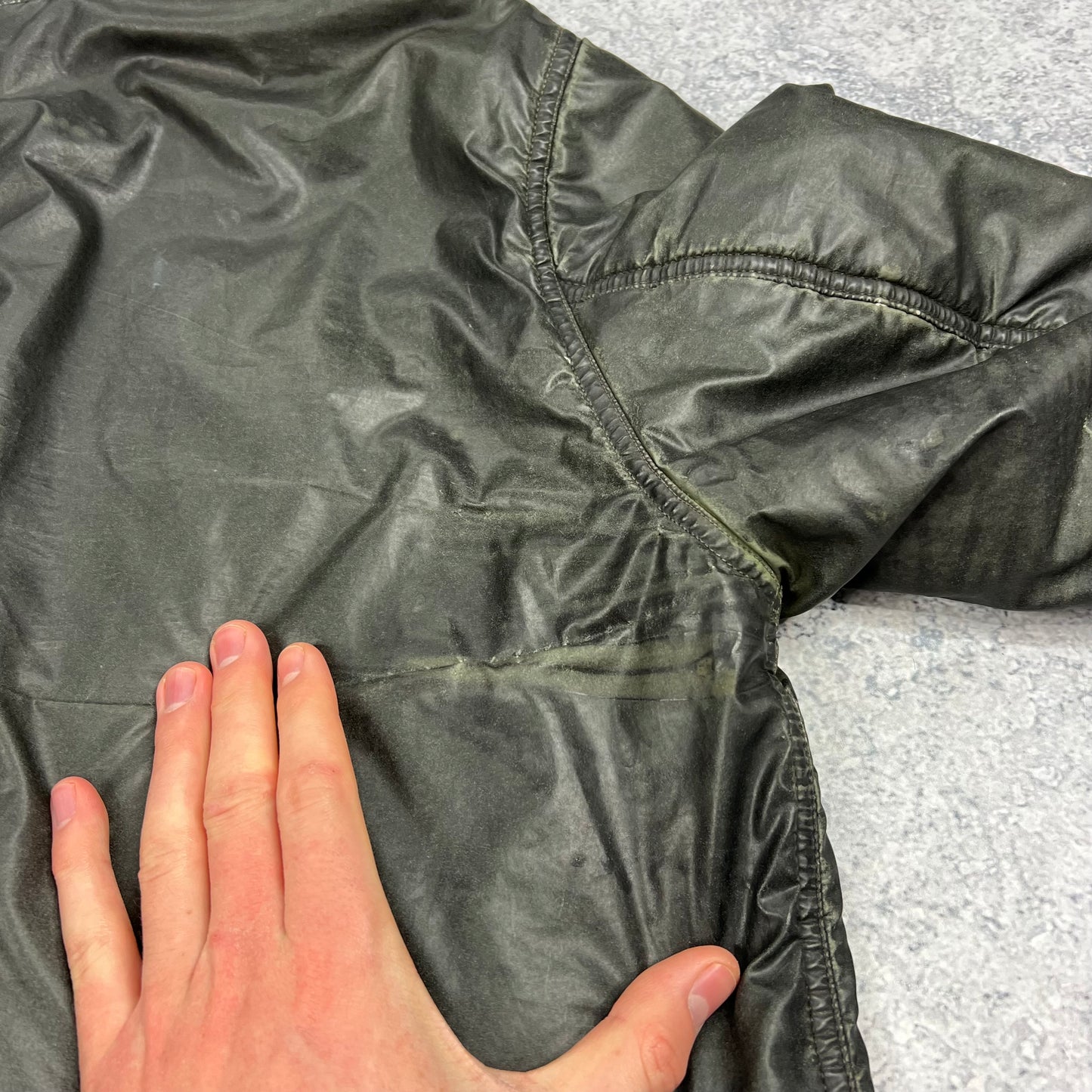 Stone Island Liquid Reflective Jacket Large 22.75”