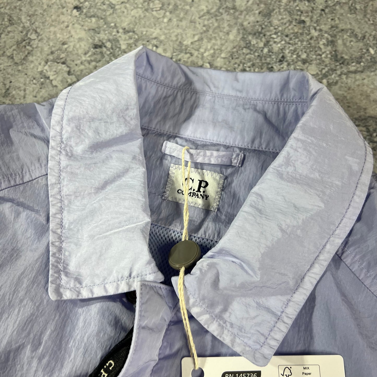 CP Company Lilac Chrome Overshirt Small 20” BNWT