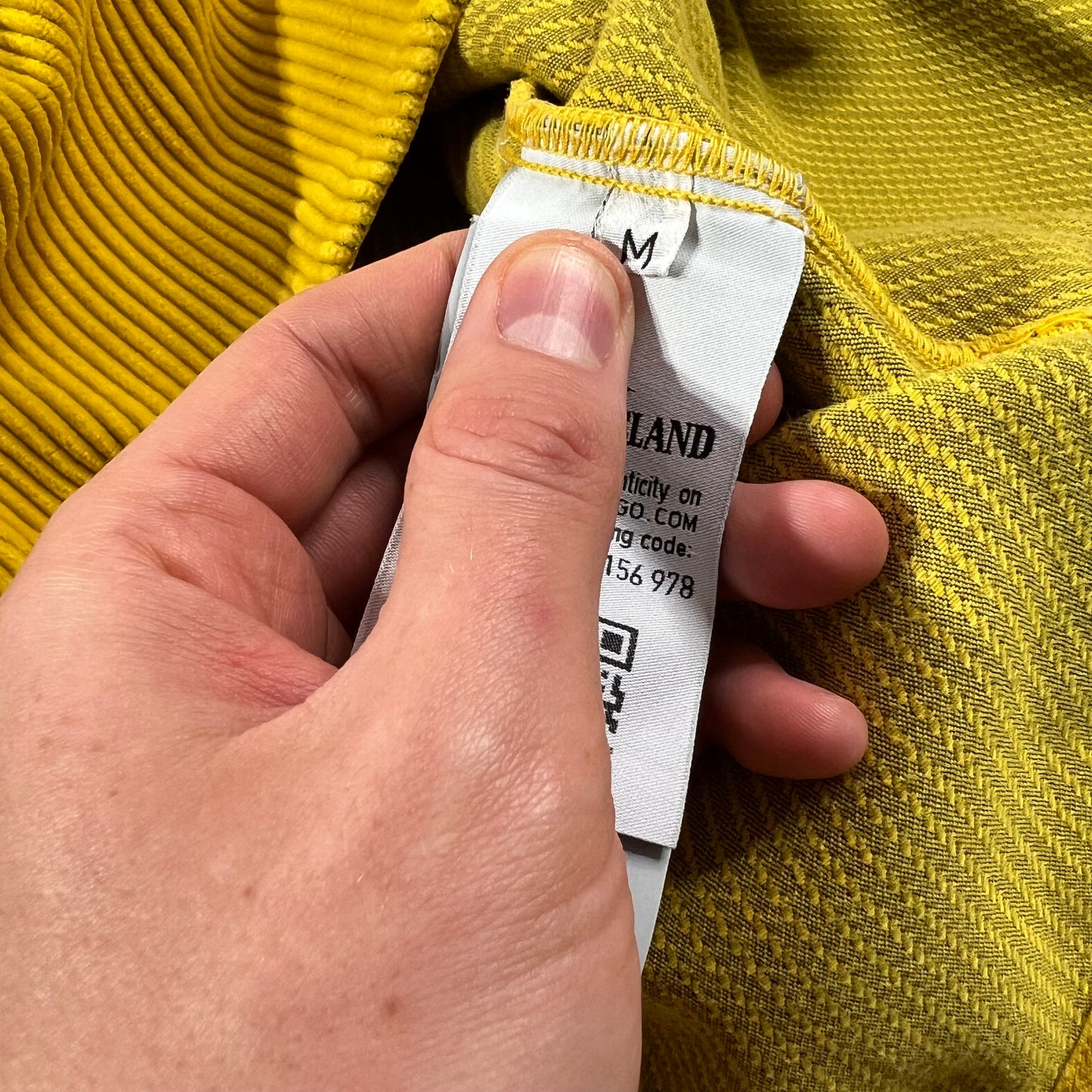 Stone Island Corduroy Shirt Medium 20.25”