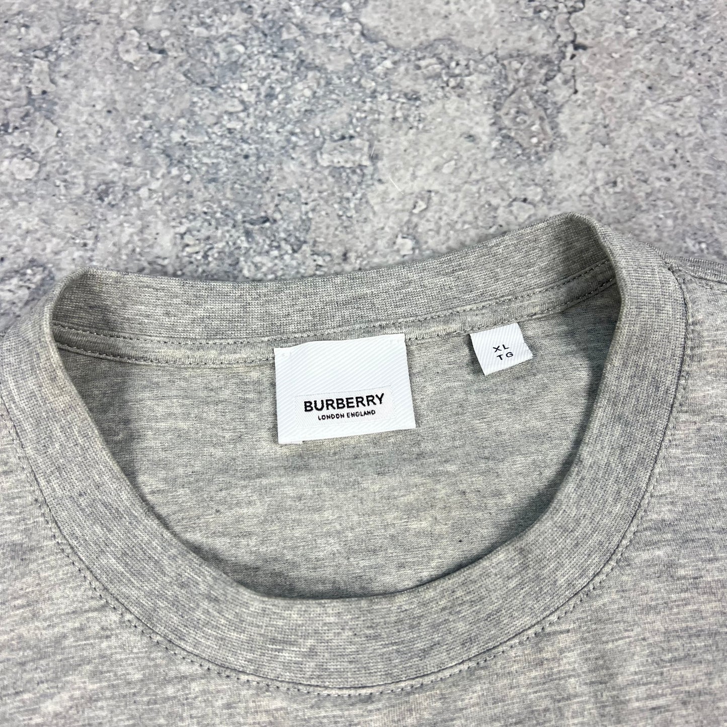 Burberry Grey Logo T-Shirt XL 25.25”
