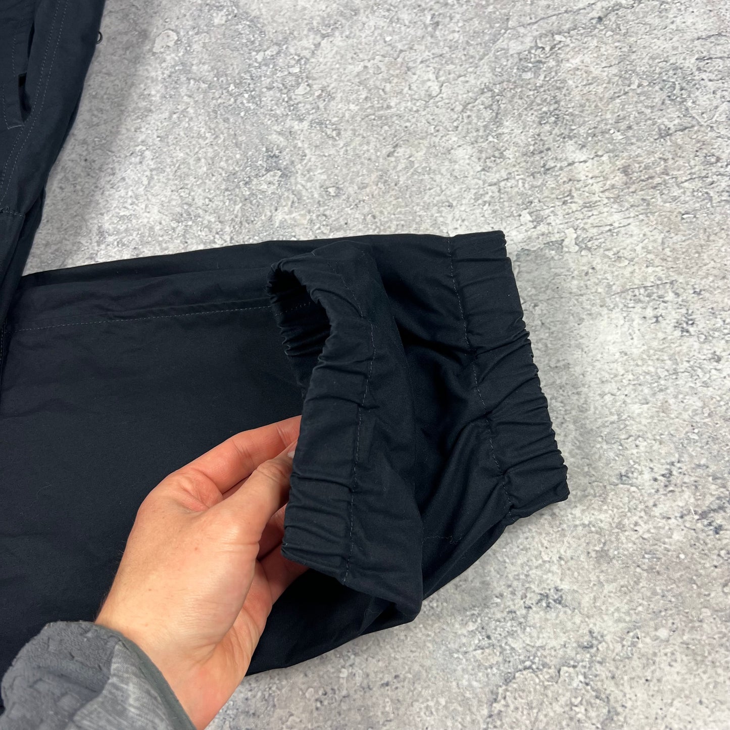 Stone Island Navy Ghost Ventile Cuffed Loose Cargo Trousers W32”