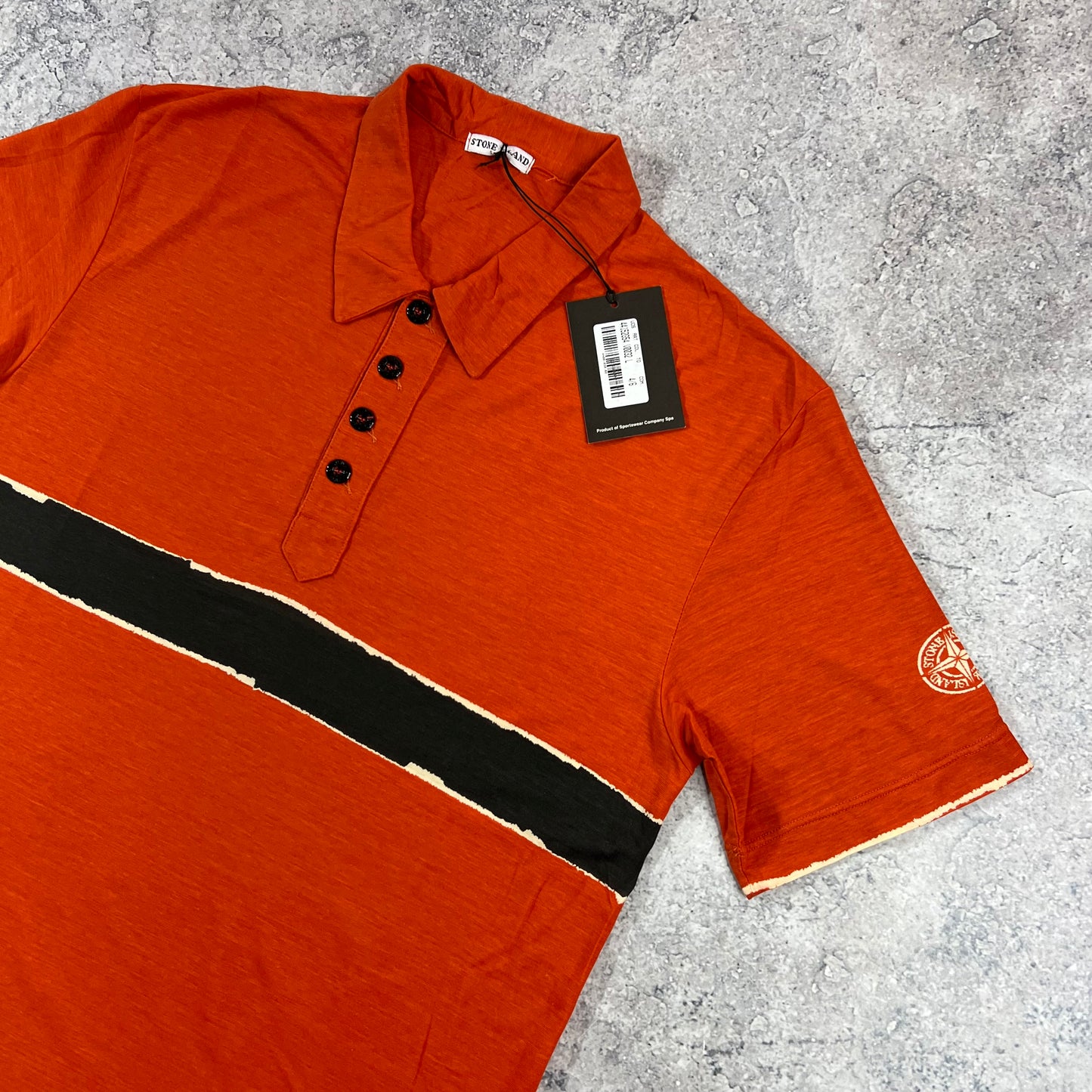 Stone Island Vintage Lightweight Polo Shirt Large 20” BNWT