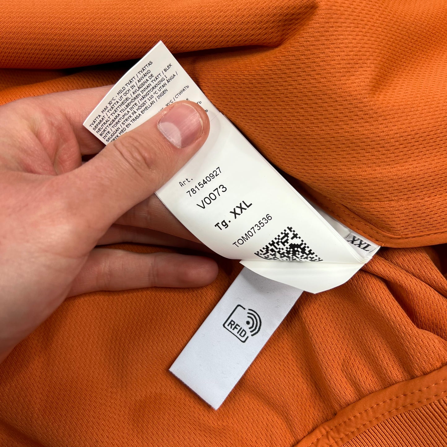 Stone Island Orange Light Softshell Jacket XXL 25” BNWT