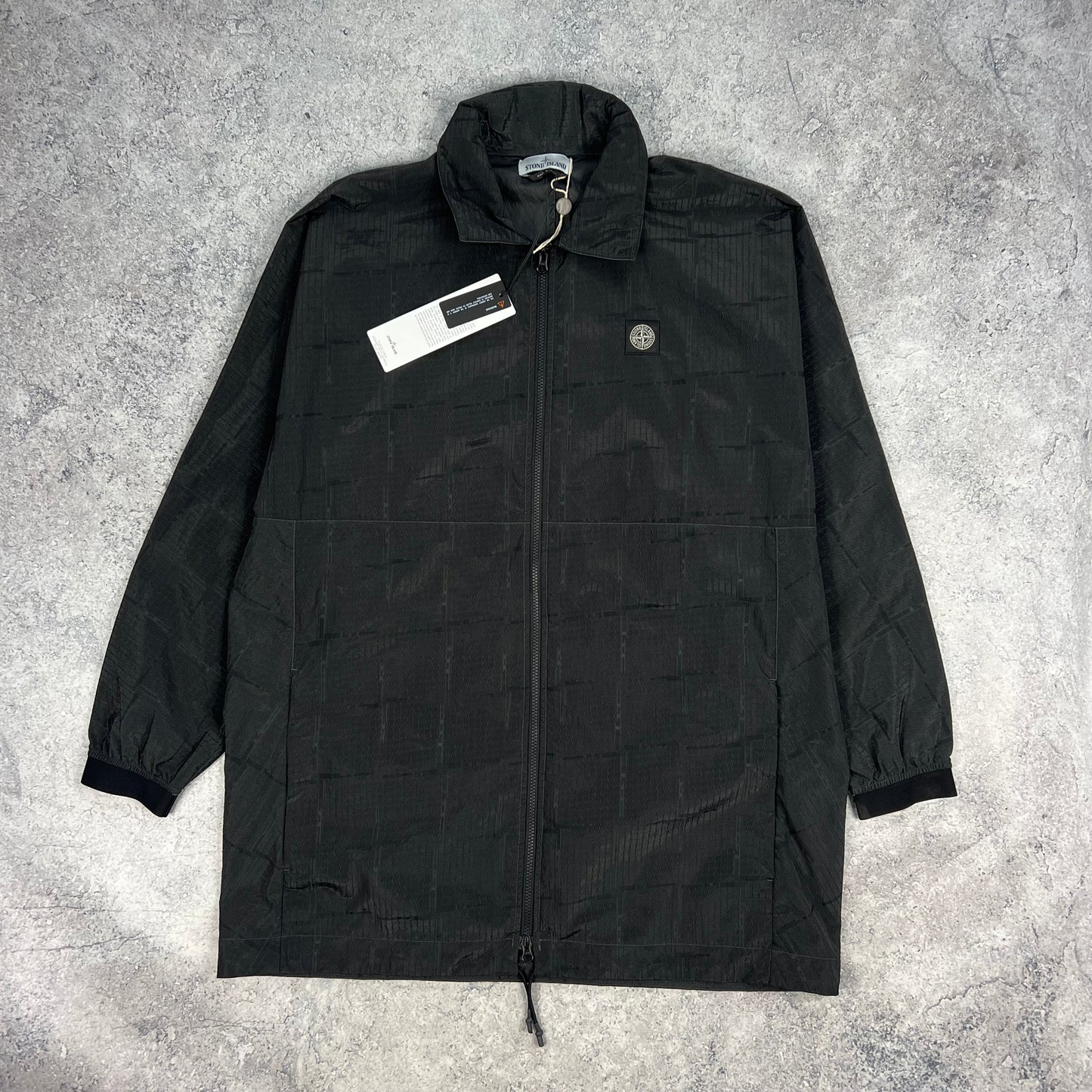 Stone Island Nylon Metal Jacquard House Check Jacket XL 26.5” BNWT
