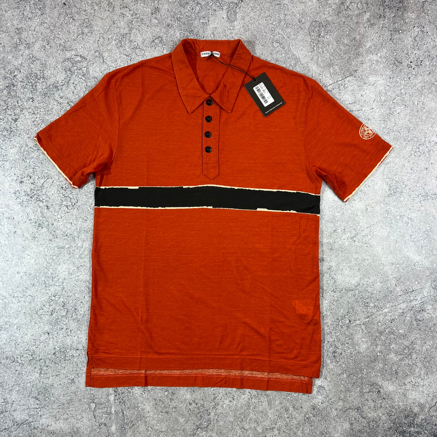 Stone Island Vintage Lightweight Polo Shirt Large 20” BNWT