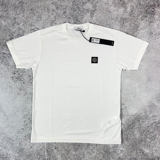 Stone Island White Patch T-Shirt Large 21.5” BNWT