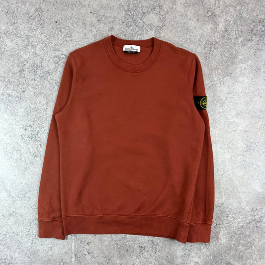 Stone Island Red Sweatshirt Medium 22”