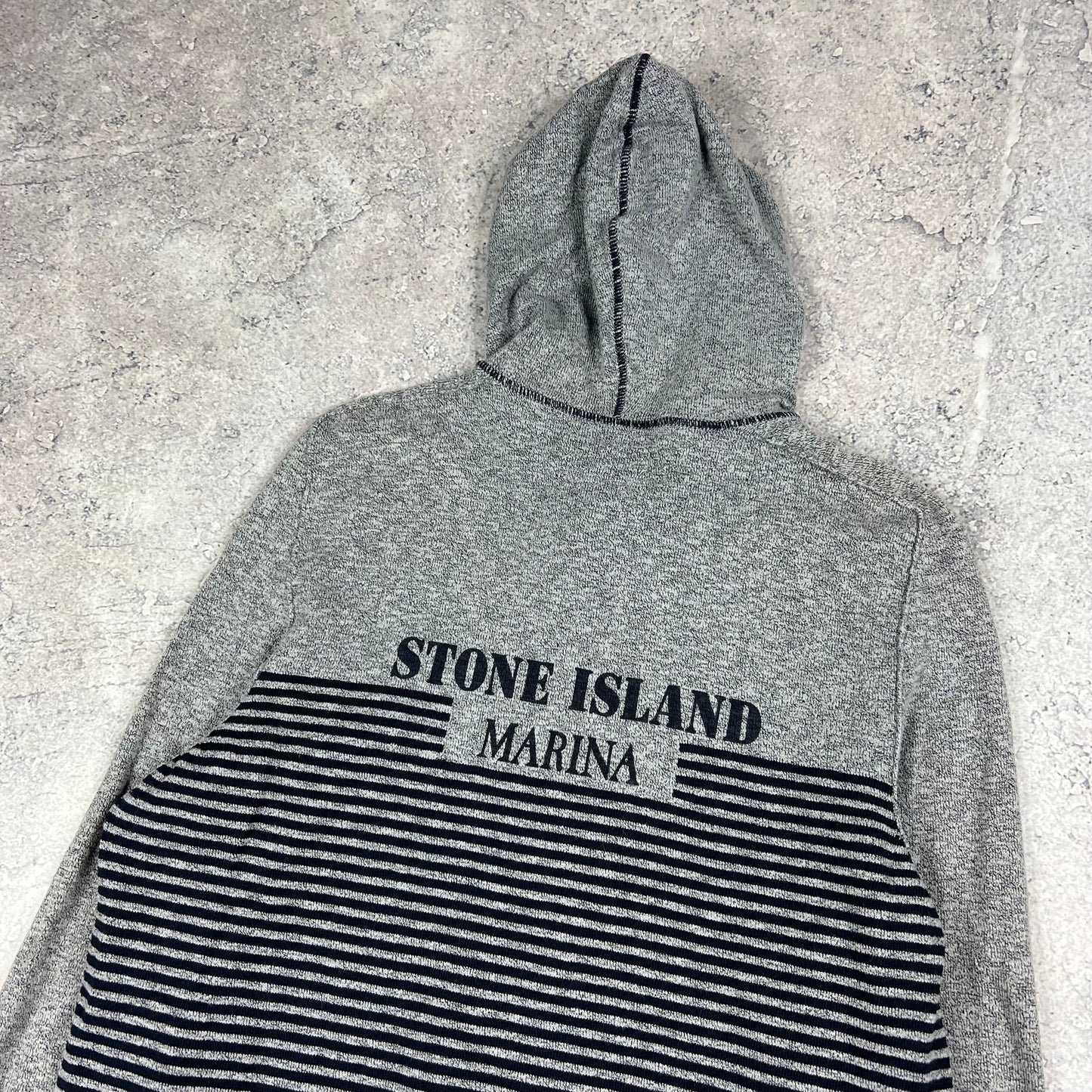 Stone Island Marina Knit Hoodie Large 20.75”