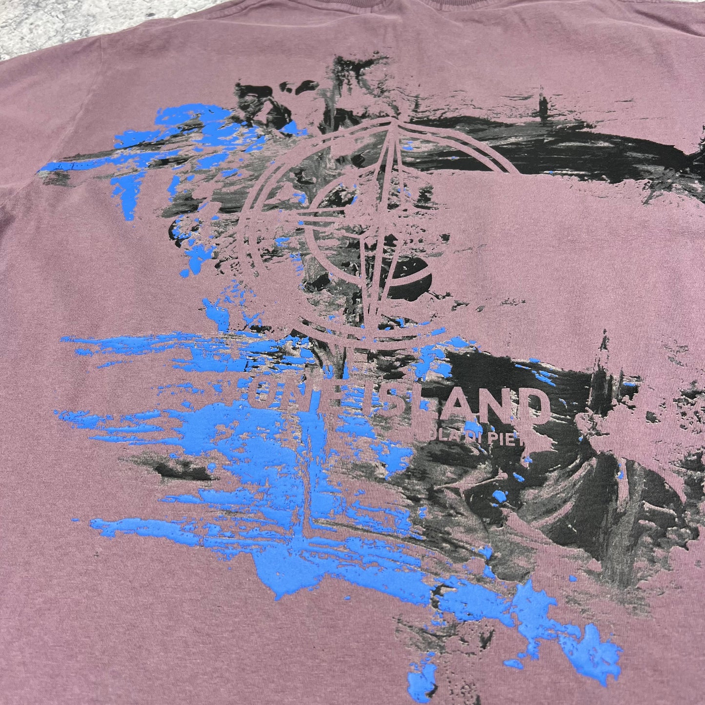 Stone Island Paint Logo T-Shirt XL 21.75”