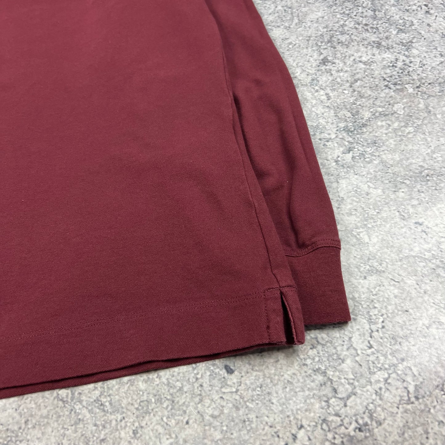 CP Company Burgundy Quarter Zip Medium 20.5”