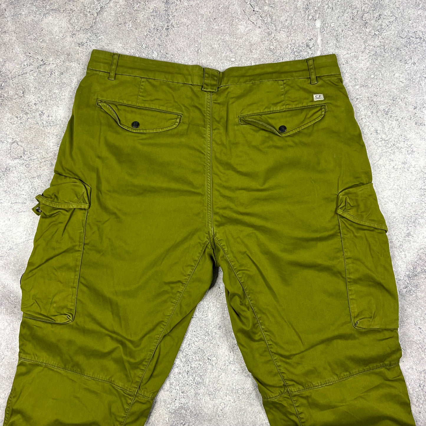 CP Company Green Lens Loose Fit Cargo Trousers Size 54- W38”