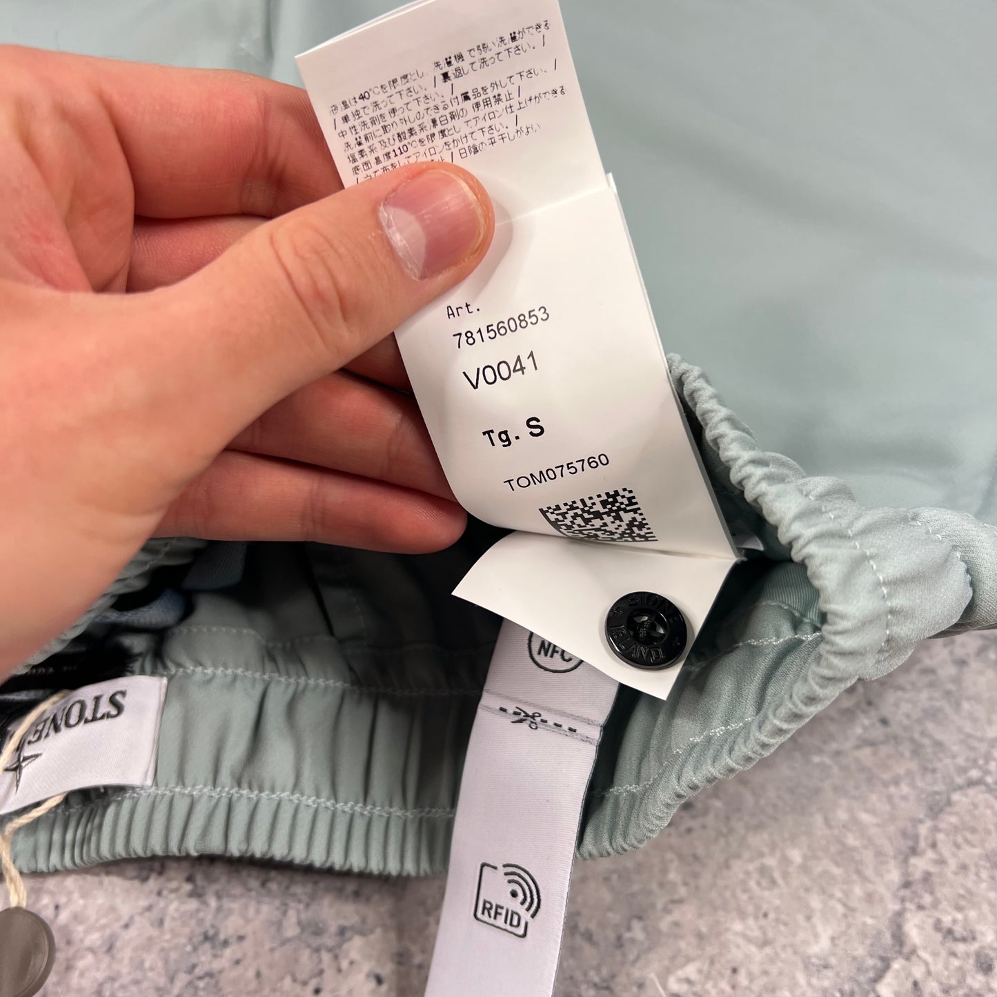 Stone Island Light Blue Softshell Shorts Small 30” BNWT