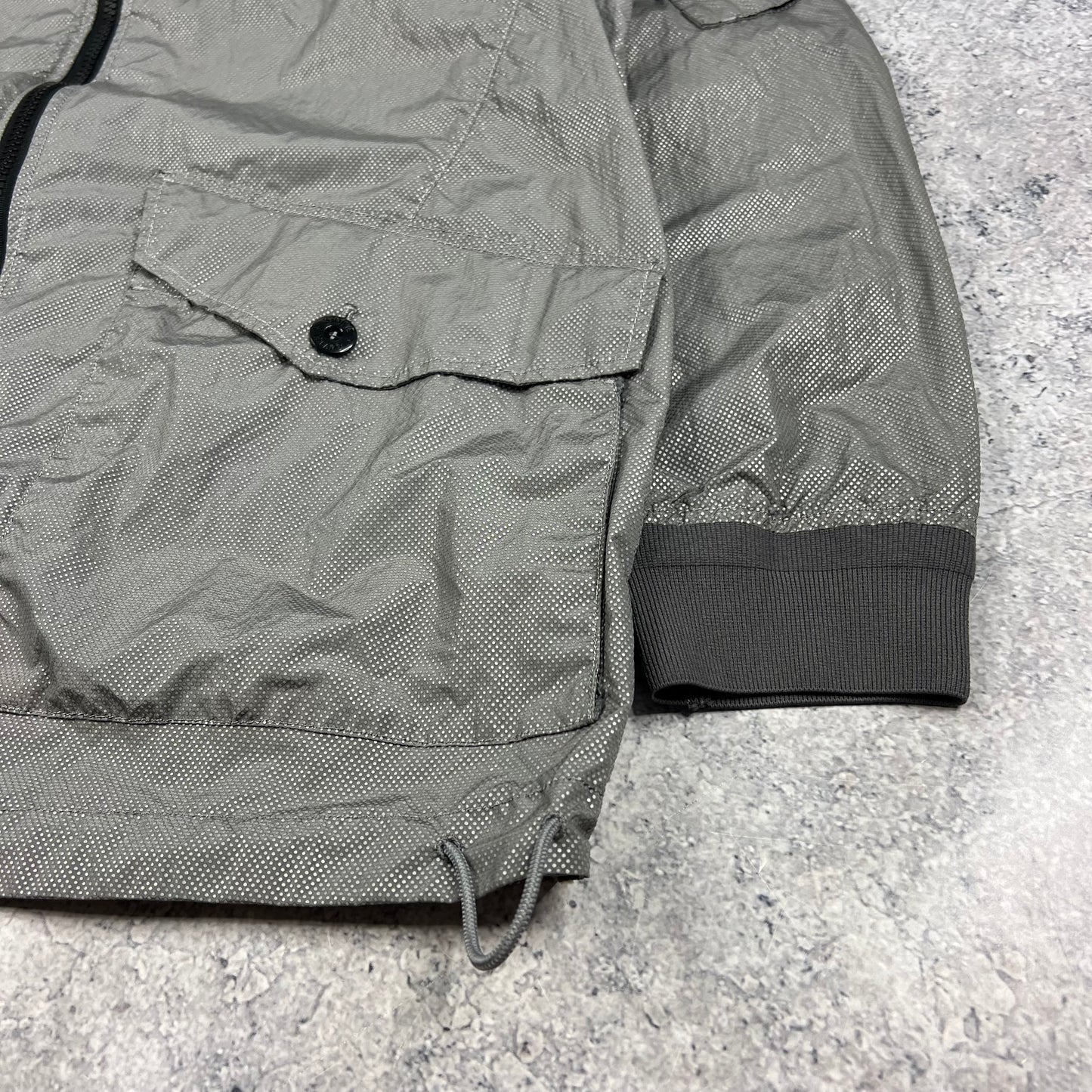 Stone Island Pixel Reflective Bomber Jacket XXL 25.25”
