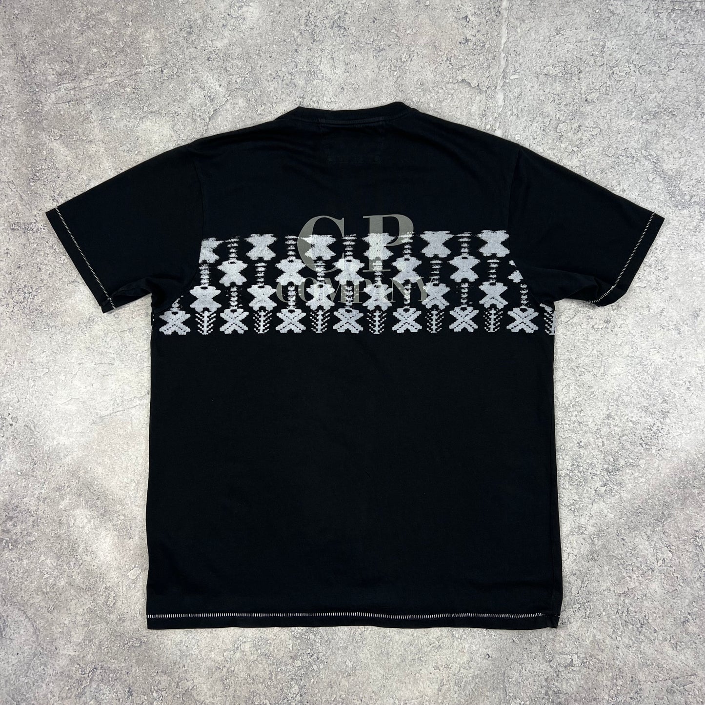 CP Company Black T-Shirt 2XL 23.75”