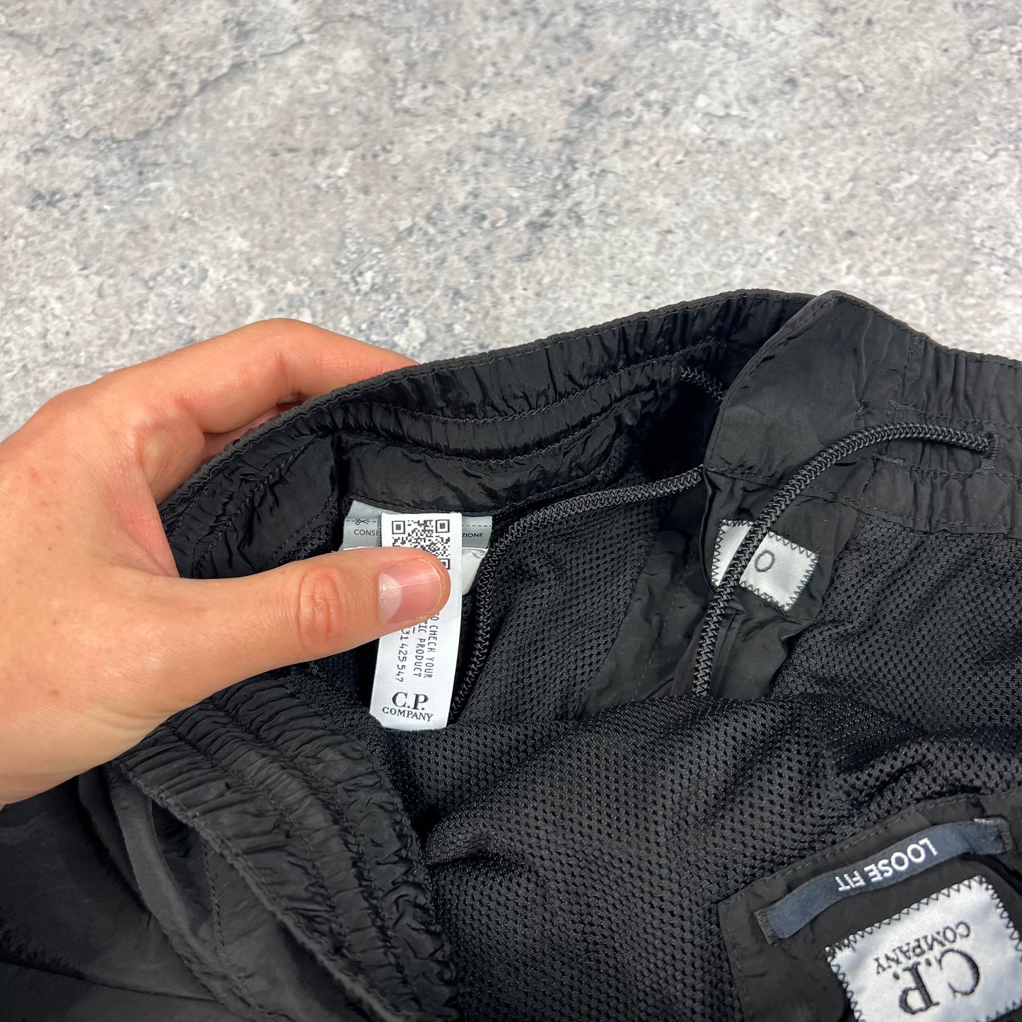 CP Company Black Chrome Lens Cargos W34”