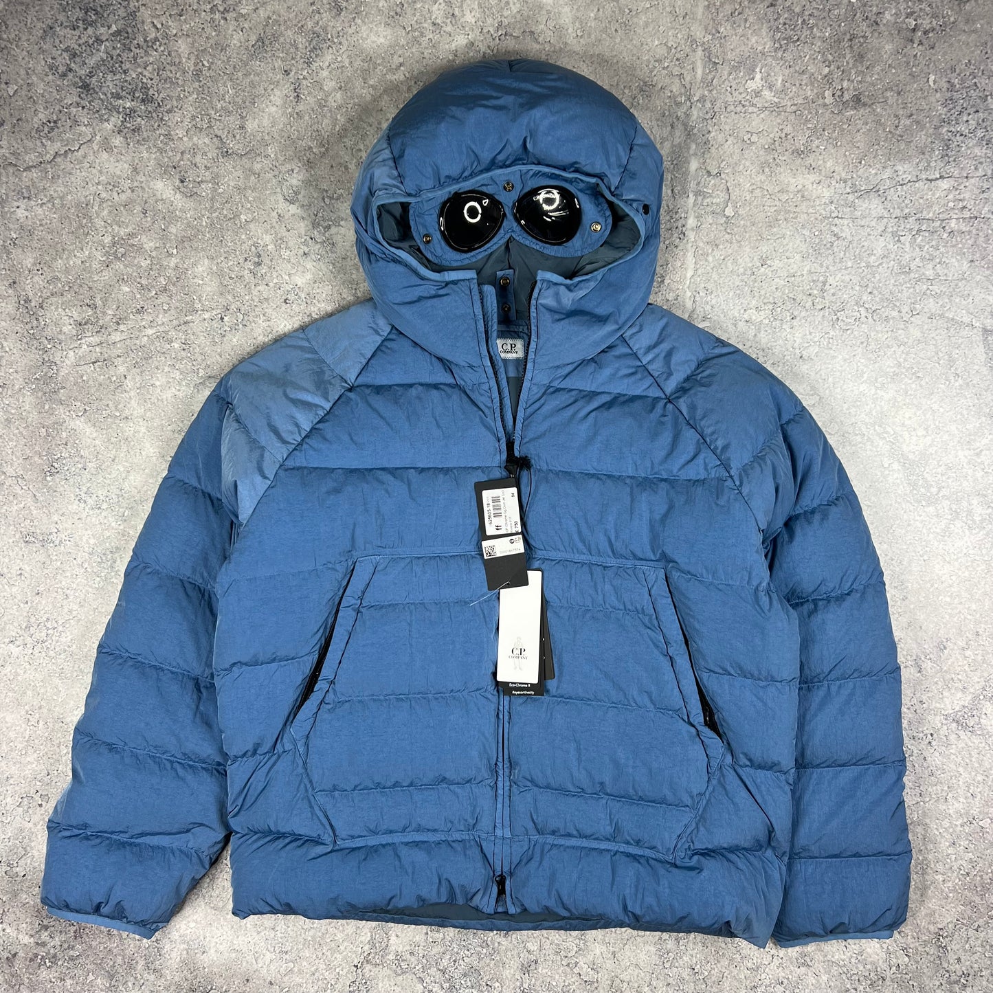 CP Company Chrome Down Goggle Jacket 54 XL/XXL 25” BNWT