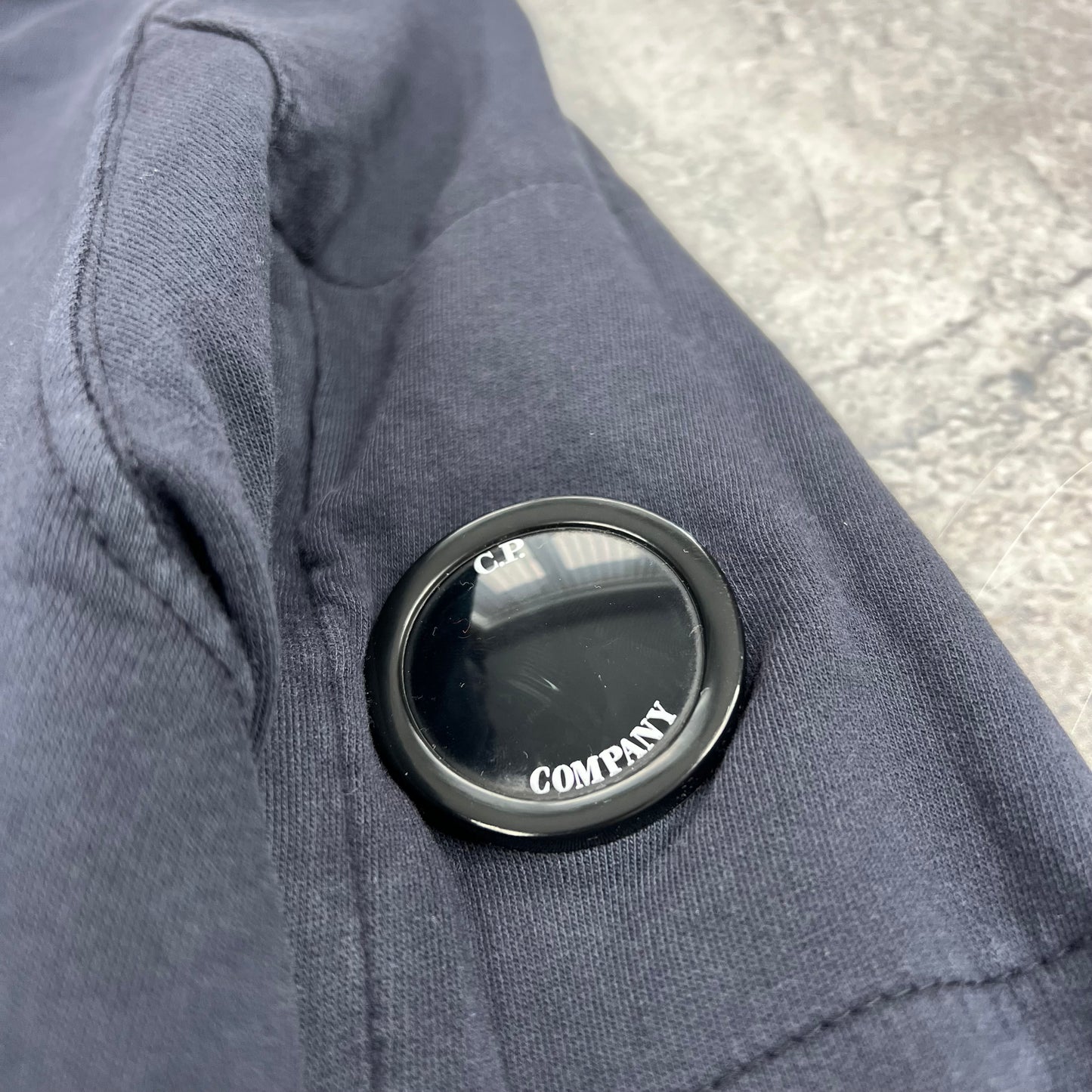 CP Company Navy Lightweight Sweatshirt Medium 20.5”