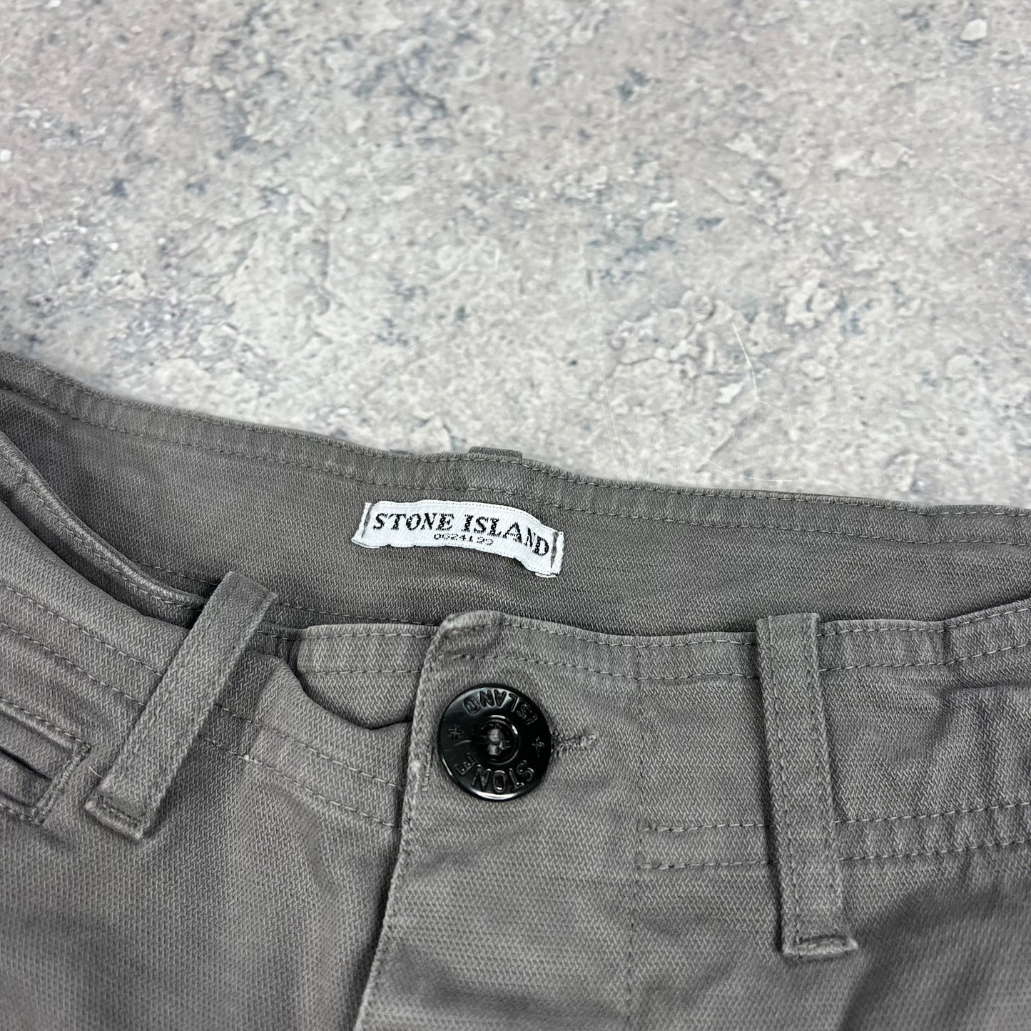Stone Island Grey Cotton Trousers 29-30”