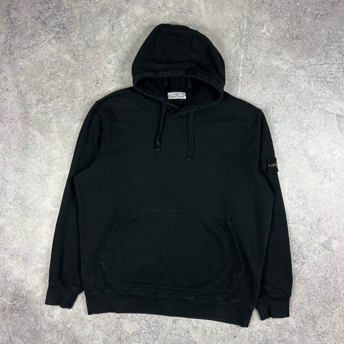 Stone Island Black Pullover Hoodie 3XL 27.5”