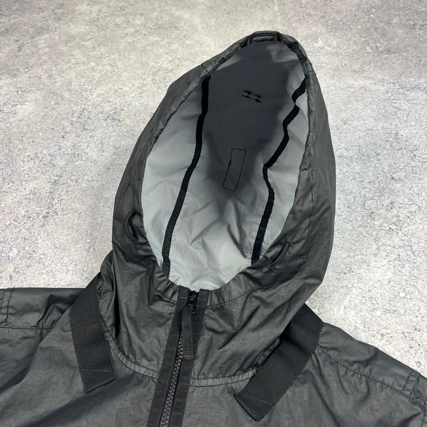 Stone Island Black Membrana Jacket Medium 22”