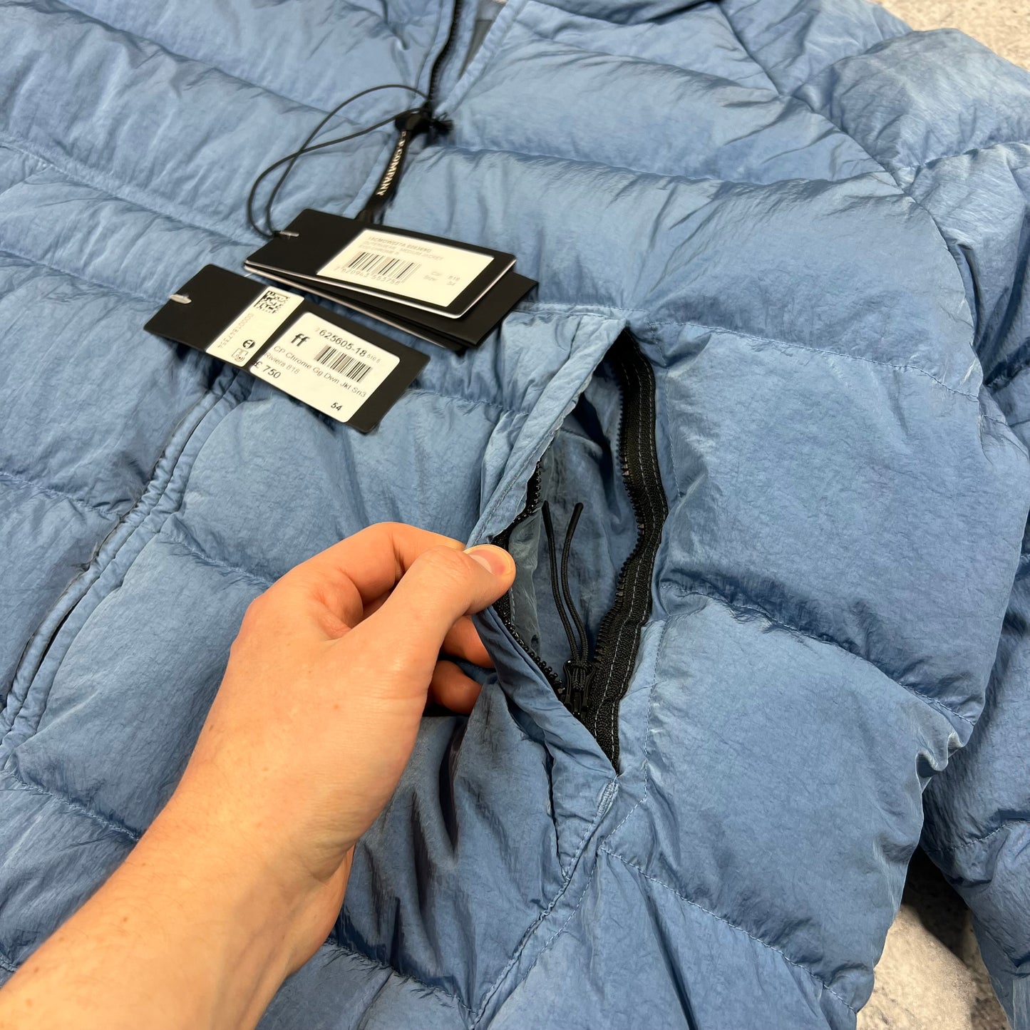 CP Company Chrome Down Goggle Jacket 54 XL/XXL 25” BNWT