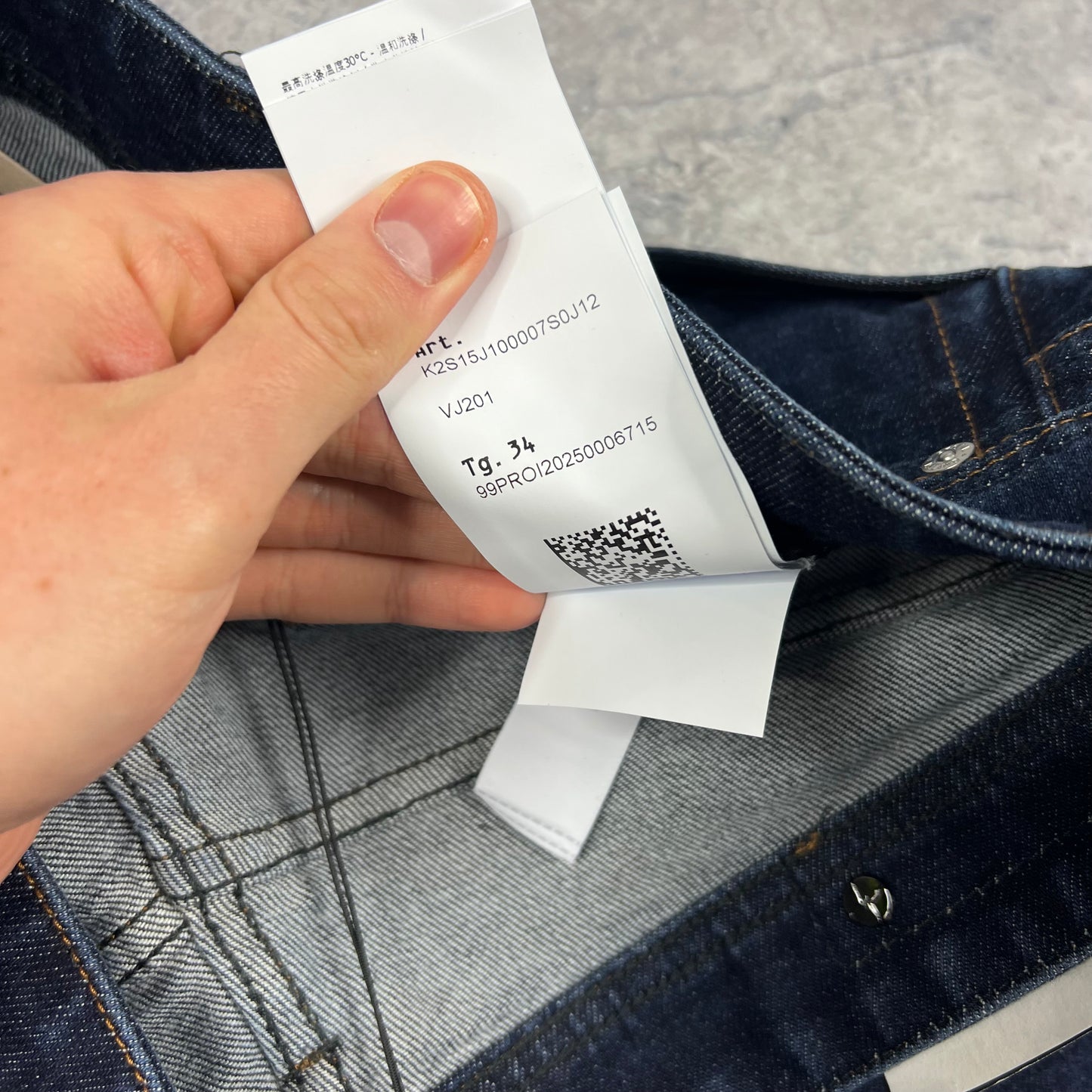 Stone Island Slim Denim Research Jeans fit 36” BNWT