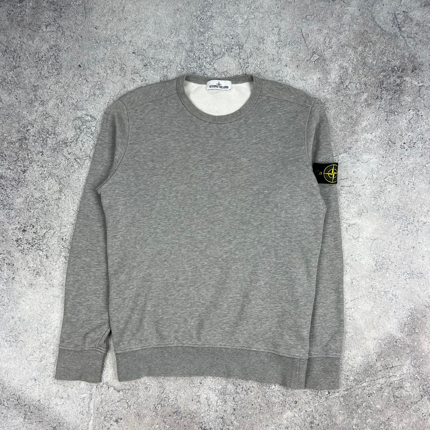 Stone Island Grey Sweatshirt Medium 21.5”