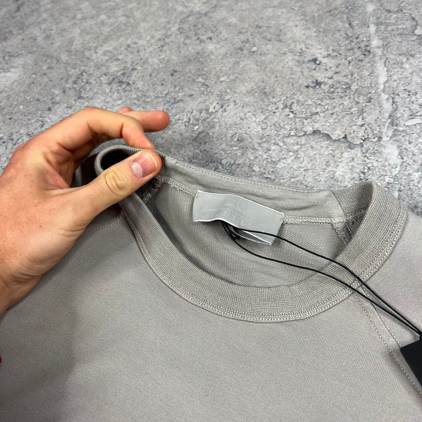 Stone Island Grey Ghost Sweatshirt Large 23.25” BNWT