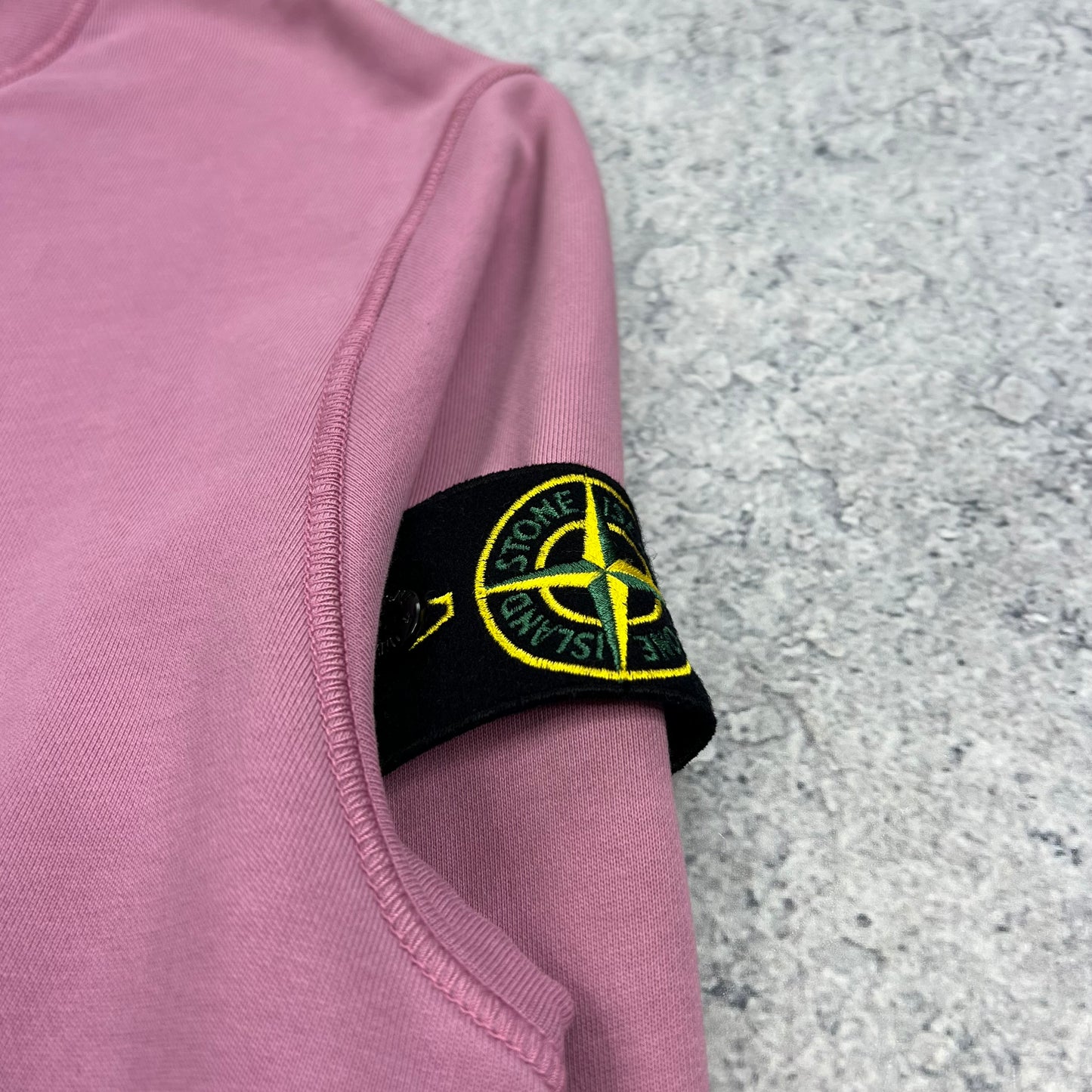 Stone Island Pink Sweatshirt Medium 22” BNWT